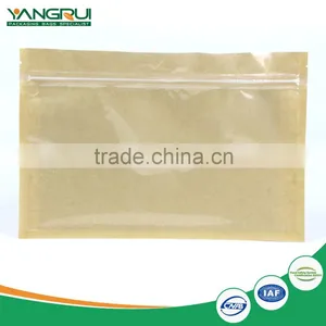 Three Side Sealing Kraft Paper Zipper Bags thumbnail-1