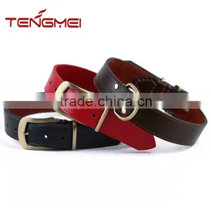 2016 Hot Selling Leather Dog Collar for Medium-sized Dogs thumbnail-1