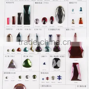 2015 LATEST !! LUCKY Highest Quality Flat Back Sew-on Acrylic Diamante With Hole thumbnail-2