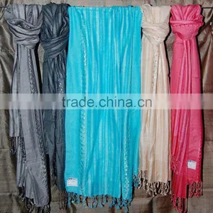 Viscose Stripy Scarf thumbnail-1