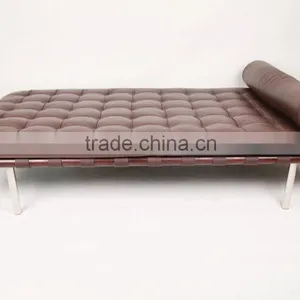 Living Room Furniture Leather Daybed Barcelona Daybed thumbnail-6