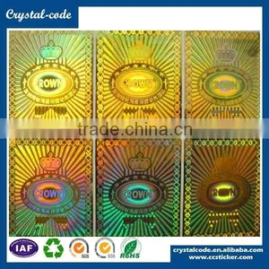 Hologram Laser Sticker Labels, Cheap Custom Anti-counterfeit Hologram Sticker Security Label thumbnail-4