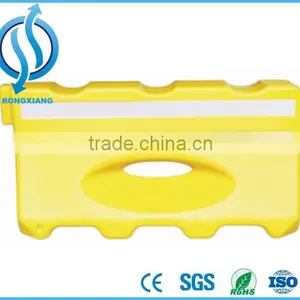 Yellow Plastic Barriers for Sale Road Barrier Water Filled Weights thumbnail-4