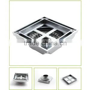 Chrome Shower Drain Covers Strainer Grates thumbnail-2