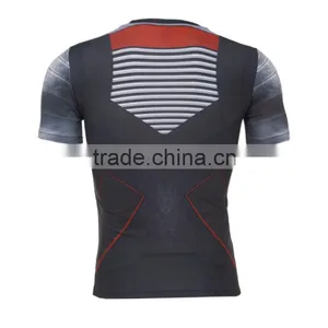 2016 New Latest Shirt Designs for Men t Shirt Steel Beast Compression Sports Printing T-shirt Custom t Shirt Print thumbnail-2