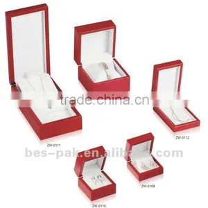 Red Painting Wooden Jewelry Box Sets thumbnail-1