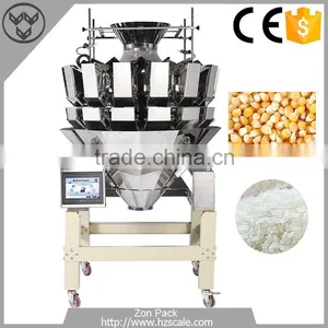 500-2000g Small Grain 10 Heads Multihead Weigher Rice Weighing Scale thumbnail-1