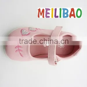 2016 New Fashion Brand no Name Embroidered Safety Baby Shoe Made in China thumbnail-3