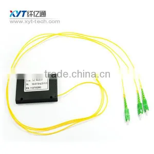 Optical Passive Device Low Insertion Fiber Optical 1x2 PLC Splitter thumbnail-2