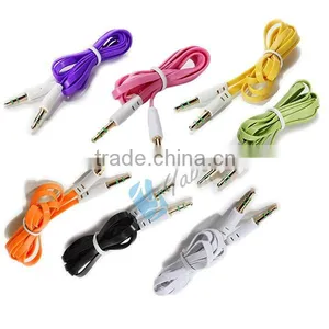 3.5mm M To M Stereo Auxiliary Cable Flat AUX Cable thumbnail-1