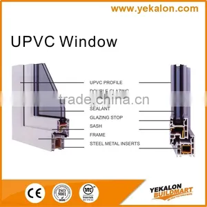 Yekalon Environmental UPVC Window Sliding Pvc Window Profile thumbnail-4