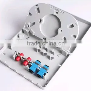 Plastic 4cores Indoor FTTH Fiber Optic Terminal Box OTB-C04,Ftth Mini Fiber Optic Terminal Box thumbnail-4