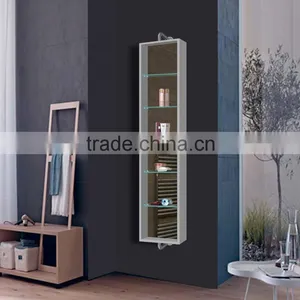 High End IP44 Rated Rotating Bathroom Mirror Cabinet thumbnail-2