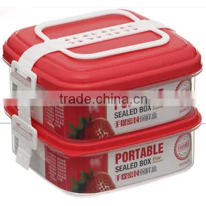 Tableware Easy Carrier 2 Layer Meal Prep Reusable Container for Food thumbnail-3