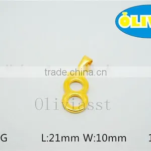 Olivia Wholesale High Quality 2016 Fashion 304 Stainless Steel 0-9 Lucky Number 5 Pendant New Year Gift thumbnail-4