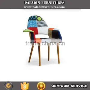 Colorful Living Room Chair Patchwork Chair With Arm thumbnail-1