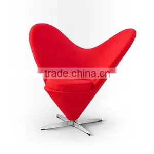 Mid Century Modern Red Lip Shaped Sofa Set Without Arm thumbnail-5