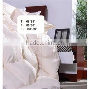 High Quality Target Home Goose Down Comforter, White Sateen Cotton Cover, Trade Assurance thumbnail-1