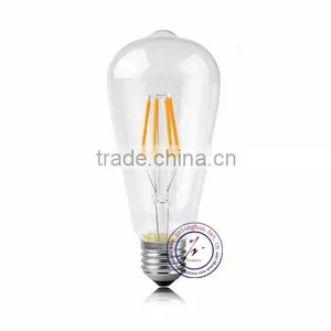 LED Filament Light ST64 E27 2/4/6/8W Decorative Filament Bulb Edison Light thumbnail-5