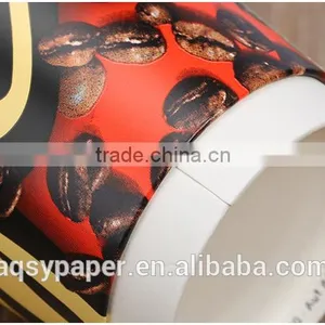 Custom Logo Printed Disposable Paper Cup With Lid, Low Cost 12oz Double Wall Paper Cups With Lid thumbnail-2
