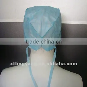 Disposable Non-woven PP Doctor Cap With Tie thumbnail-1