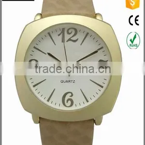 LOGO Custom Fashin Leather Watch Stainless Steel Back Women thumbnail-2