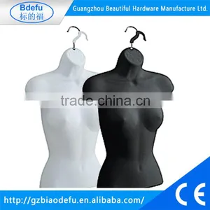 Half Round Plastic Forms - Female Upper Torso Display Mannequin thumbnail-1