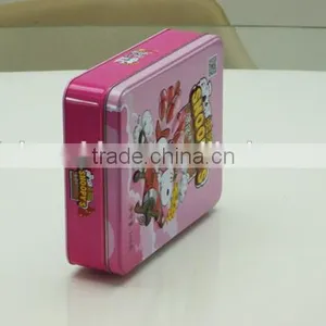 Snoopy Cartoon Candy Chocolate Gift Tin Metal Box for Kids thumbnail-2