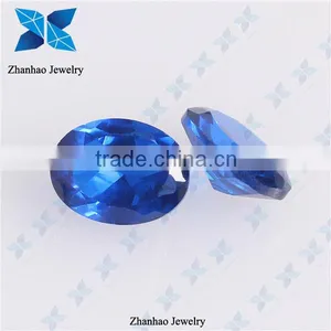 Oval Cut Rough Synthetic Spinel Colored Gems thumbnail-1