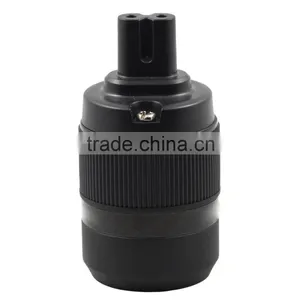 Hi-End C7 IEC Plug Connector, Contacts Rhodium Plated 15A/125V A.C. thumbnail-2