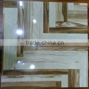 Modern Design Wood Look Full Polished Glazed Wooden Floor Tile thumbnail-3