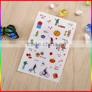 Full Color Printing Die Cut PVC Sticker for Children thumbnail-5