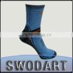 2013 Hot Sale New Design Blue Custom Cycling Socks,man Mid-calf Coolmax Sport Socks thumbnail-1