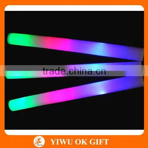 16" Multicolor LED Flashing Light Effect Sticks Color Changing Foam Baton Strobe for Party Supplies, Festivals, Raves, Birthdays thumbnail-1