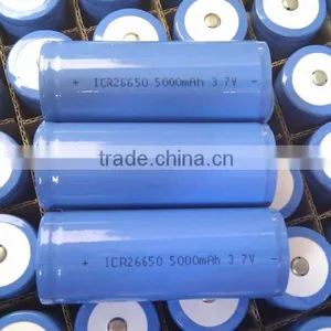 Lithium Polymer Battery 26650 Rechargeable 3.7v 5000mah 26650 Lithium Battery thumbnail-1