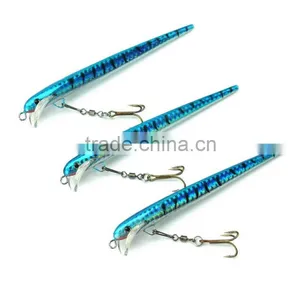 3PCS 12.5cm/8g Fishing Lures 4# Hook With Rolling Swivels Fishing Hard Bait Lures thumbnail-4