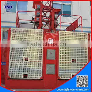 SC200/200 3*2*11kw Building Construction Elevator thumbnail-1