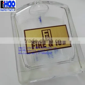 Customized High Grade Perfume Label, Metal Bottle Label StickerAluminum Bottle Badge thumbnail-3