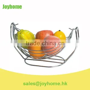 Customized Color Powder Coating Metal Wedding Fruit Basket thumbnail-1