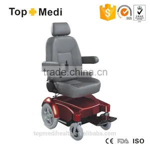 Indoor Power Wheelchair 4 Big Wheel Scooter Electric Wheelchair for Sale thumbnail-1