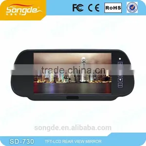7"TFT LCD MP5 Car Rear View Mirror Monitor Auto Vehicle Parking Rearview Monitor SD/USB thumbnail-5