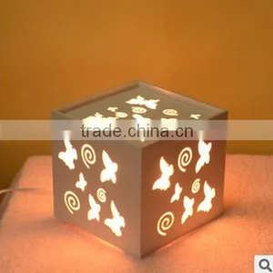 Beautifully Designed Mini Butterfly Shape Carved Display DIY LED Desk Lamp thumbnail-1