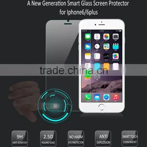 HUYSHE New Technology Added Smart Return Button and Confirm Button Two Smart Key on Glass Screen Protector for Iphone6 6plus thumbnail-2