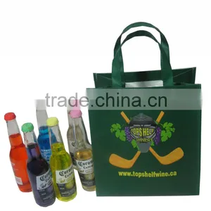 Eco-friendly Wine Bag/Gift Wine Bag/6 Bottle Wine Bags With Dividers thumbnail-1