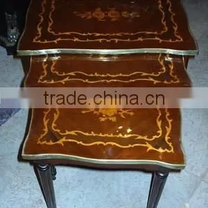 Antique French Nest of Three Tables thumbnail-4