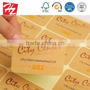 OEM Custom Embossed Printing Label Sticker in Dongguan Factory thumbnail-1