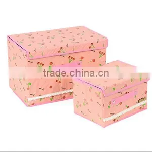 Eco-Friendly Portable Clothes Sundries Hard Cloth Storage Bag Case Container Box thumbnail-4