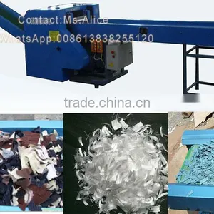 Automatic Waste Rags Glass Fibre Polyster Yarn Leather Cutting Machine thumbnail-3