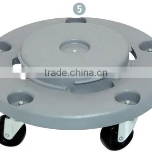 Plastic Garbage Can With Wheels thumbnail-3