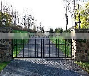 Metal Security Gate/ Wrought Iron Fencing Fences Elements Gates thumbnail-3